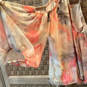 White House Black Market Multicolor Blouse